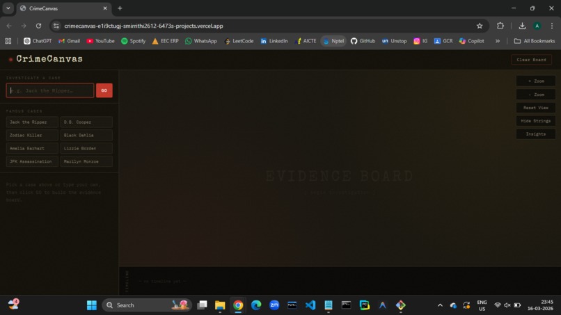 CrimeCanvas – screenshot 1