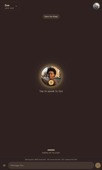 ZeeMe - Your multimodal AI bestie and executive assistant – screenshot 5