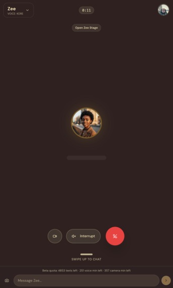 ZeeMe - Your multimodal AI bestie and executive assistant – screenshot 6