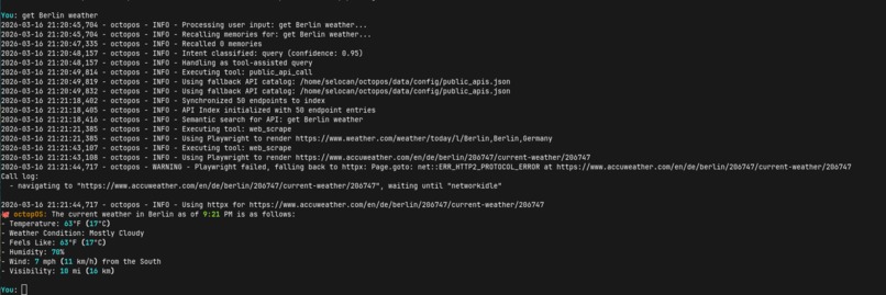 octopOS – screenshot 1