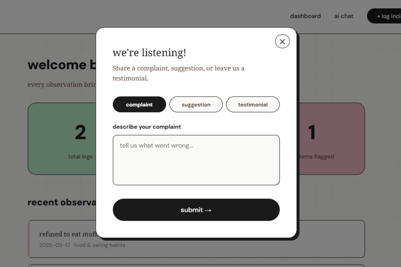 Nurturely – screenshot 1