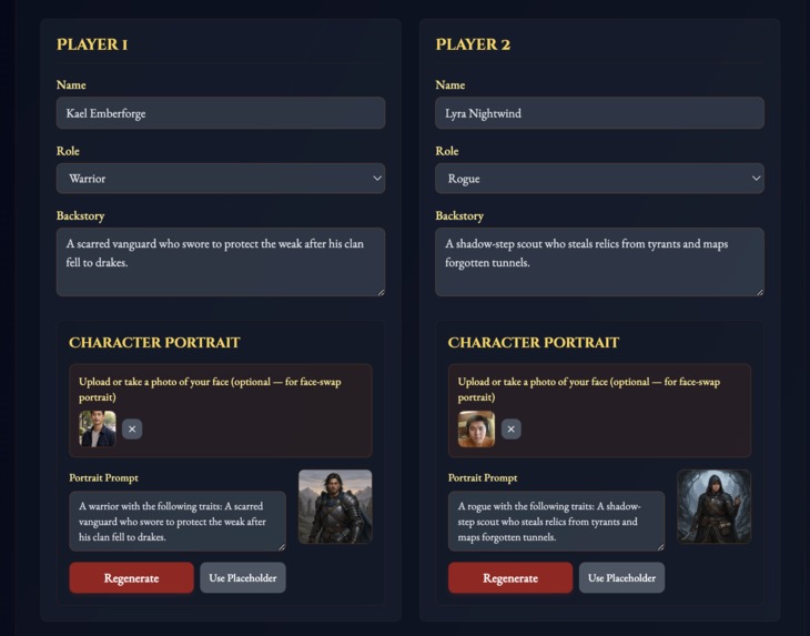 Dungeons & Dragons Adventure — Gemini Live Agent  – screenshot 3