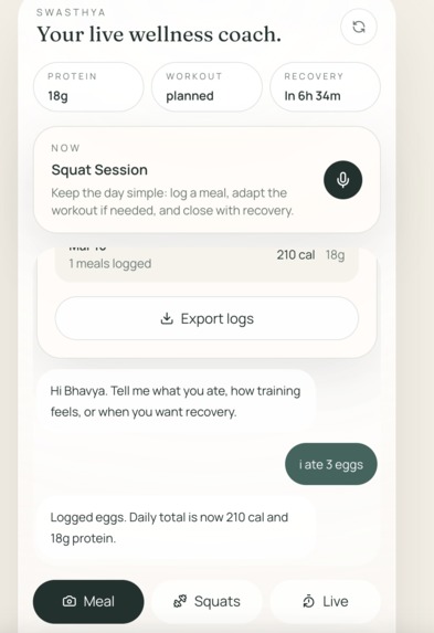 Swathya- Live Wellness Coach – screenshot 3