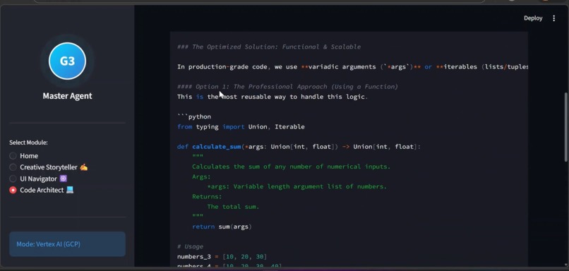 Master Agent: Multi-Tool on Gemini 3 – screenshot 5