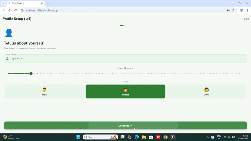 Green basket Plus – screenshot 1