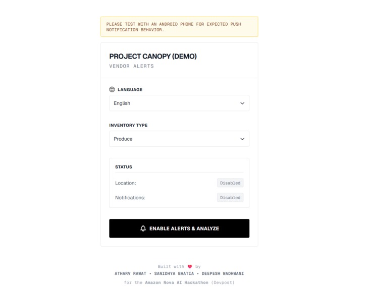 Project Canopy – screenshot 1