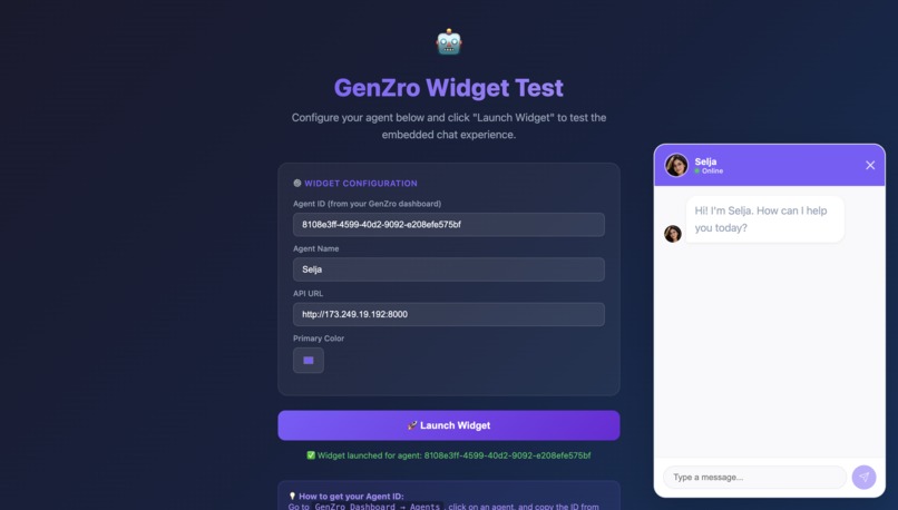 GenZro- AI agent Platform – screenshot 9