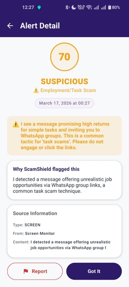 Scam Shield – screenshot 2