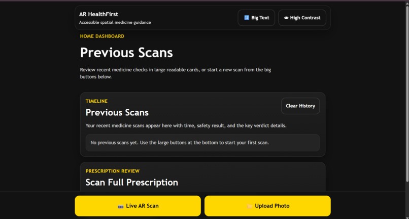 AR HealthFirst – screenshot 1