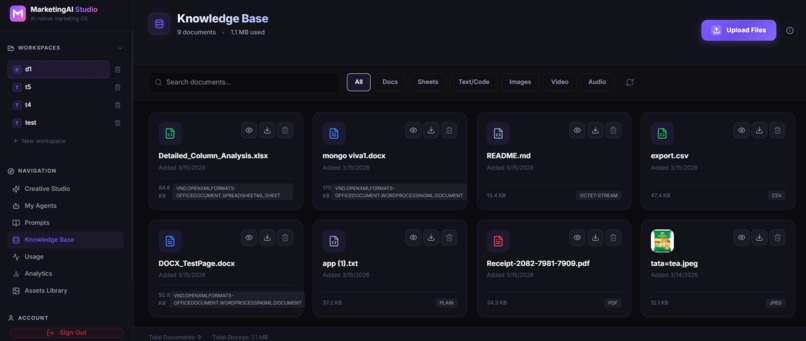 Marketing AI Studio – screenshot 11