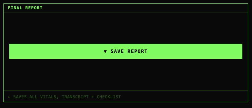 V.I.T.A.L. — Voice Integrated Triage & Assistance Logic – screenshot 5