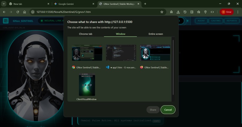 G-NOV SENTINEL: A Multimodal AI-Ops Engine  – screenshot 4
