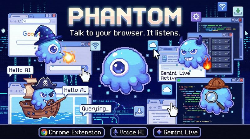 Phantom — A living agent inside your browser – screenshot 2