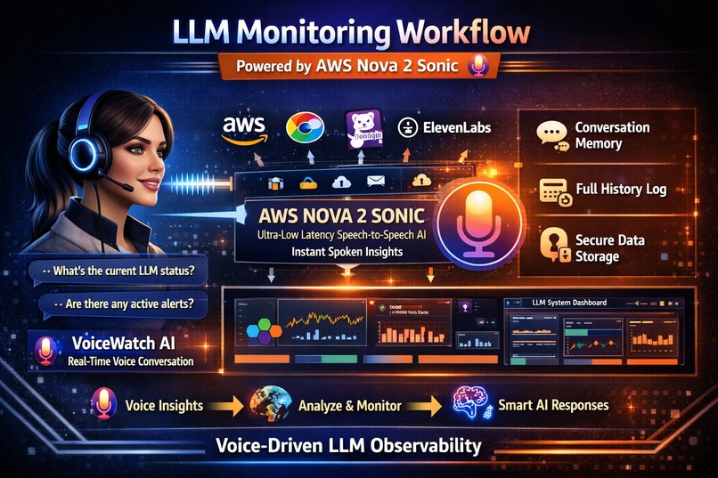 VoiceWatch AI AWS-Native LLM Observability Platform – screenshot 2