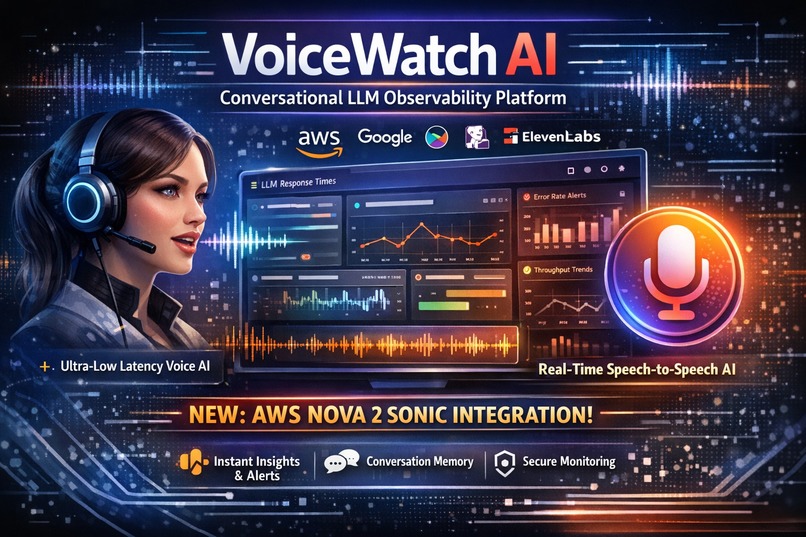VoiceWatch AI AWS-Native LLM Observability Platform – screenshot 1