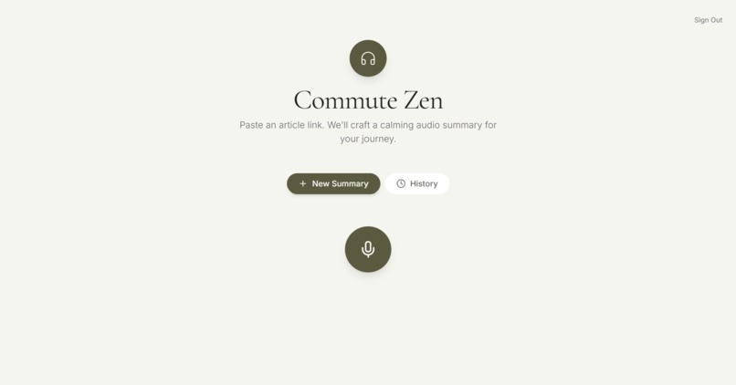 Commute-Zen – screenshot 1