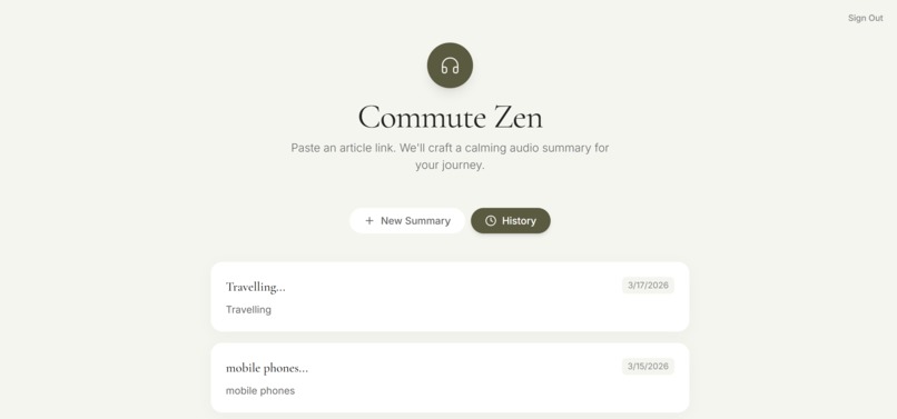 Commute-Zen – screenshot 2
