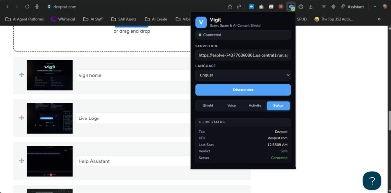 Vigil : Real-Time Scam Shield + Voice-First IT Support – screenshot 14
