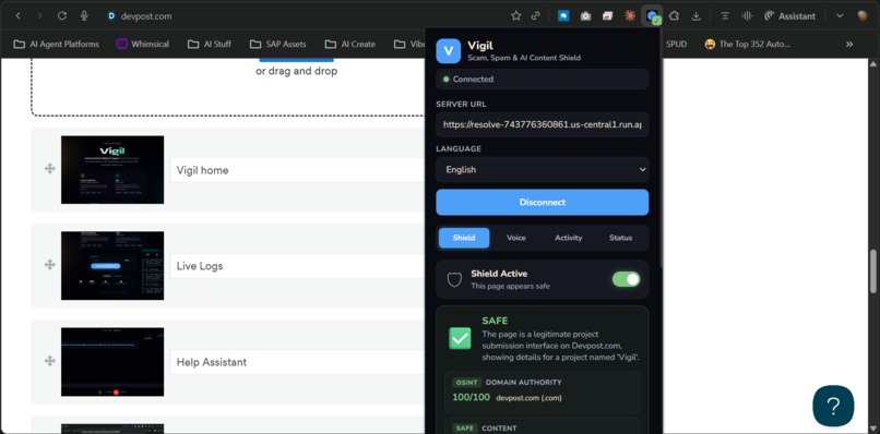Vigil : Real-Time Scam Shield + Voice-First IT Support – screenshot 3