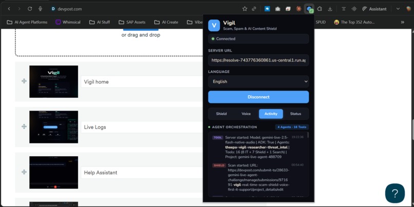 Vigil : Real-Time Scam Shield + Voice-First IT Support – screenshot 13