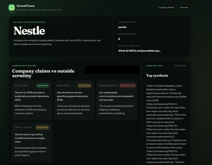 GreenTrace  – screenshot 2