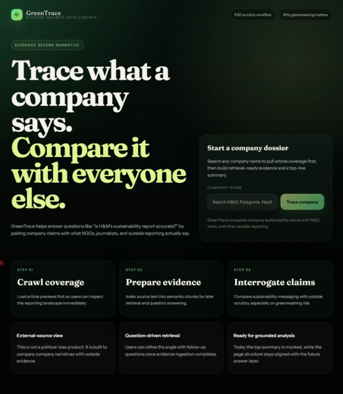 GreenTrace  – screenshot 1