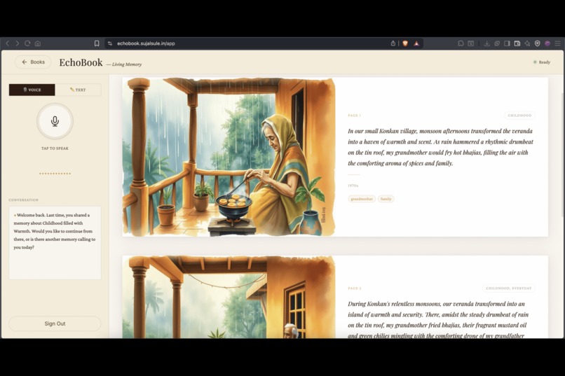 EchoBook — Living Memory – screenshot 4