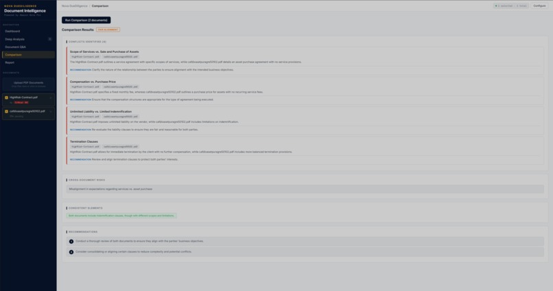 Nova DueDiligence – screenshot 4
