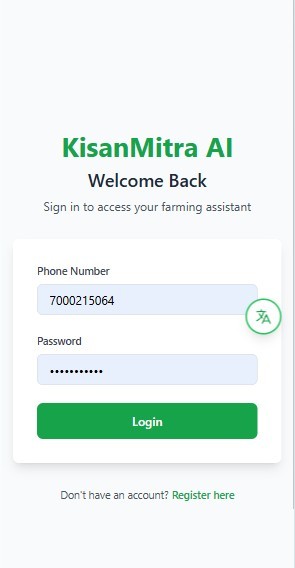 Kisan-Mitra AI – screenshot 2