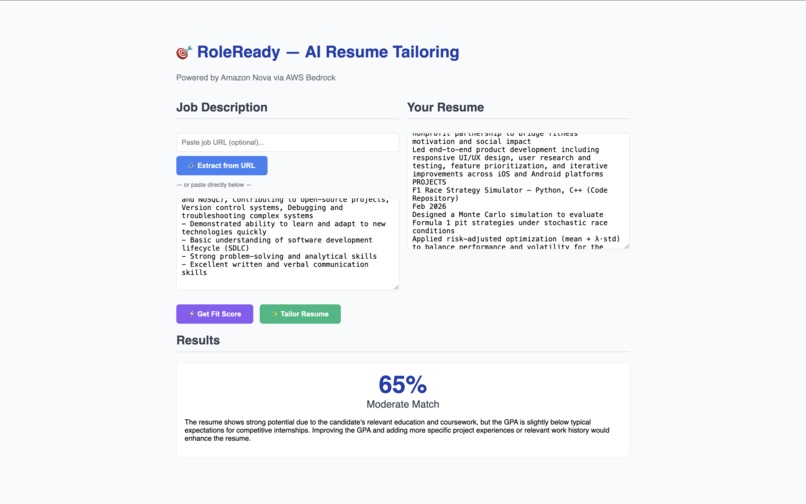 RoleReady – screenshot 2