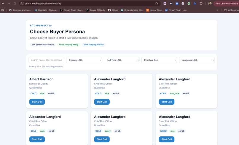 PitchPerfect Ai – screenshot 2
