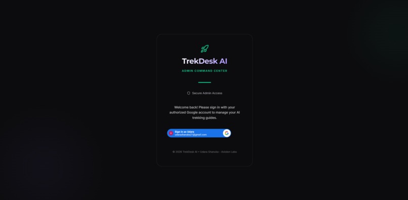 TrekDesk AI – screenshot 1