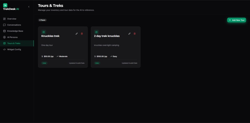 TrekDesk AI – screenshot 4