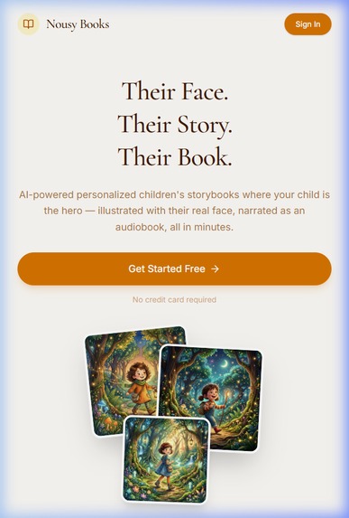 NousyBooks - Star in Your Own Story – screenshot 1