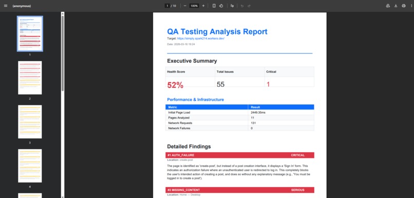 QA Testing Agent (Frontend and Backend) – screenshot 3