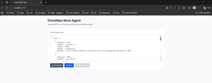 CloudOps Nova Agent – screenshot 2