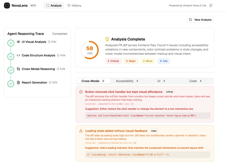 NovaLens — AI Visual Code Review Agent – screenshot 6