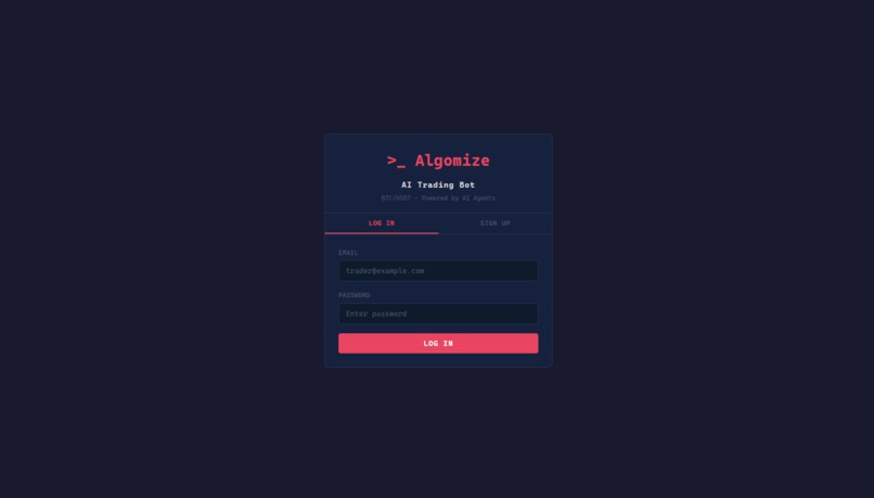 Algomize – screenshot 2