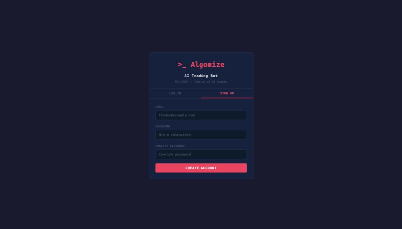 Algomize – screenshot 3