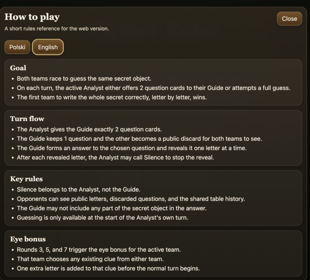 Phanton Ink inspired Game with Gemini – screenshot 2