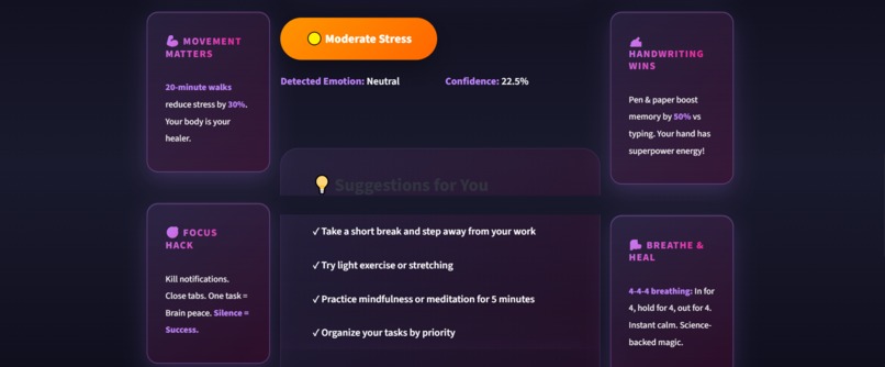 StressSense AI – screenshot 2