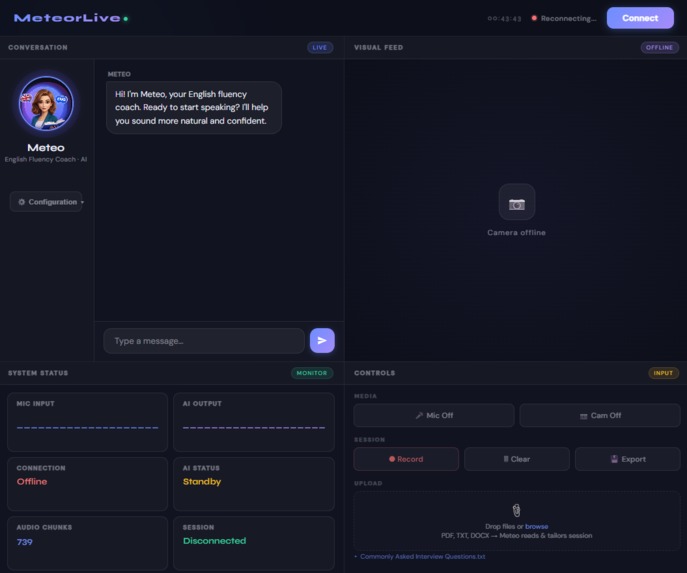 MeteorLive – screenshot 1