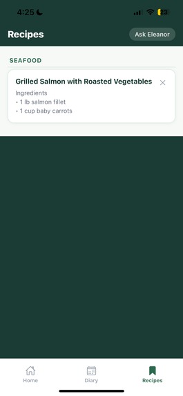 Eleanor — AI Meal Planner – screenshot 1