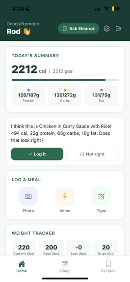 Eleanor — AI Meal Planner – screenshot 3