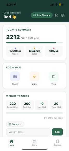 Eleanor — AI Meal Planner – screenshot 4