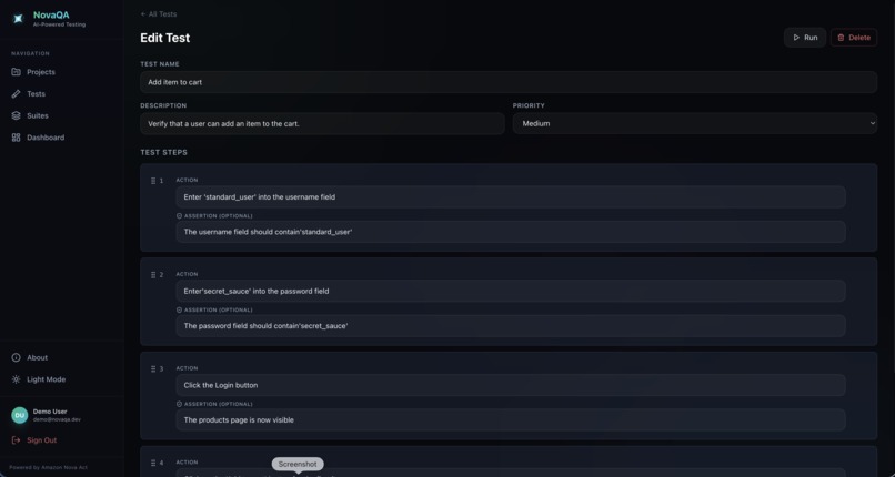 NovaQA: AI-Powered QA Testing Platform – screenshot 6