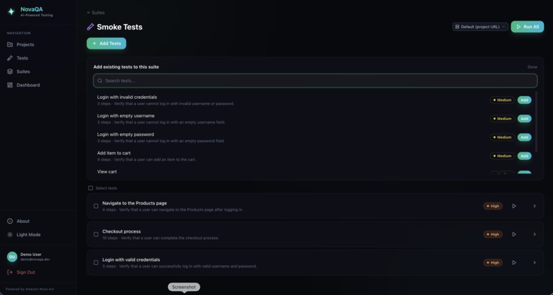 NovaQA: AI-Powered QA Testing Platform – screenshot 9