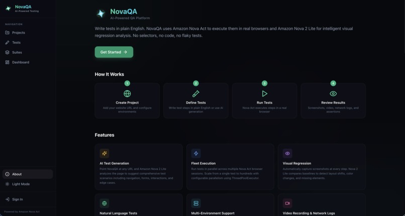 NovaQA: AI-Powered QA Testing Platform – screenshot 2