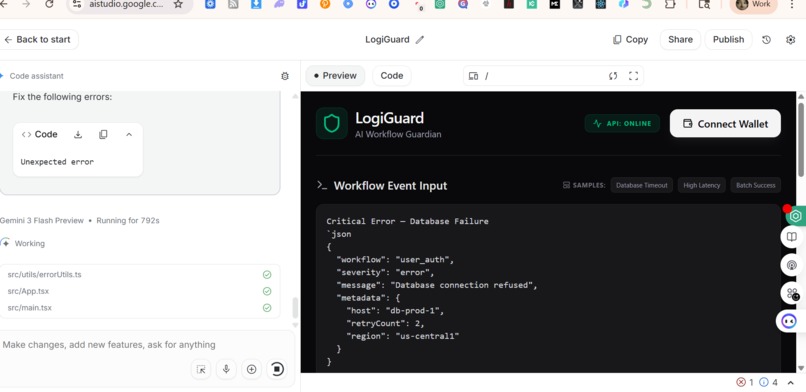 LogitGuard-The AI workflow Guardian – screenshot 1