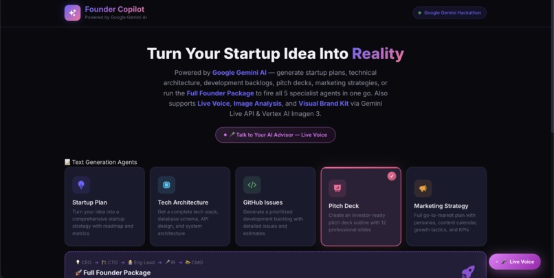Founder-Copilot – screenshot 2